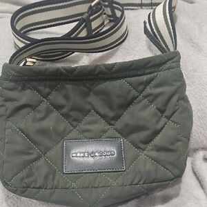 Marc Jacobs Olive Quilted Crossbody Bag